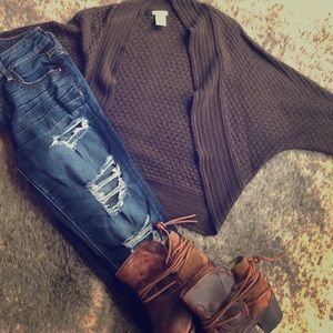 Crop lightweight cardigan